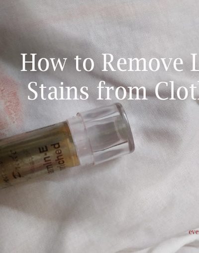 How to Remove Lipstick Stains from Clothes